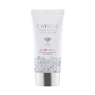3w clinic crystal white milky sun cream sun screen sun block SPF50+/PA+++ 50g