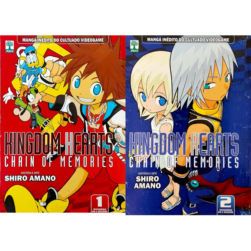 Mangá - Kingdom Hearts Chain Of Memories Coleção 2 Volumes