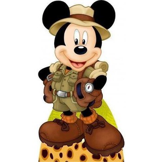 Mickey Safari 6 Display De Mesa Decoração De Festa