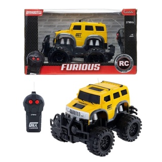 Veiculo Furious - Rc3 Func - Pilhas - Amarelo