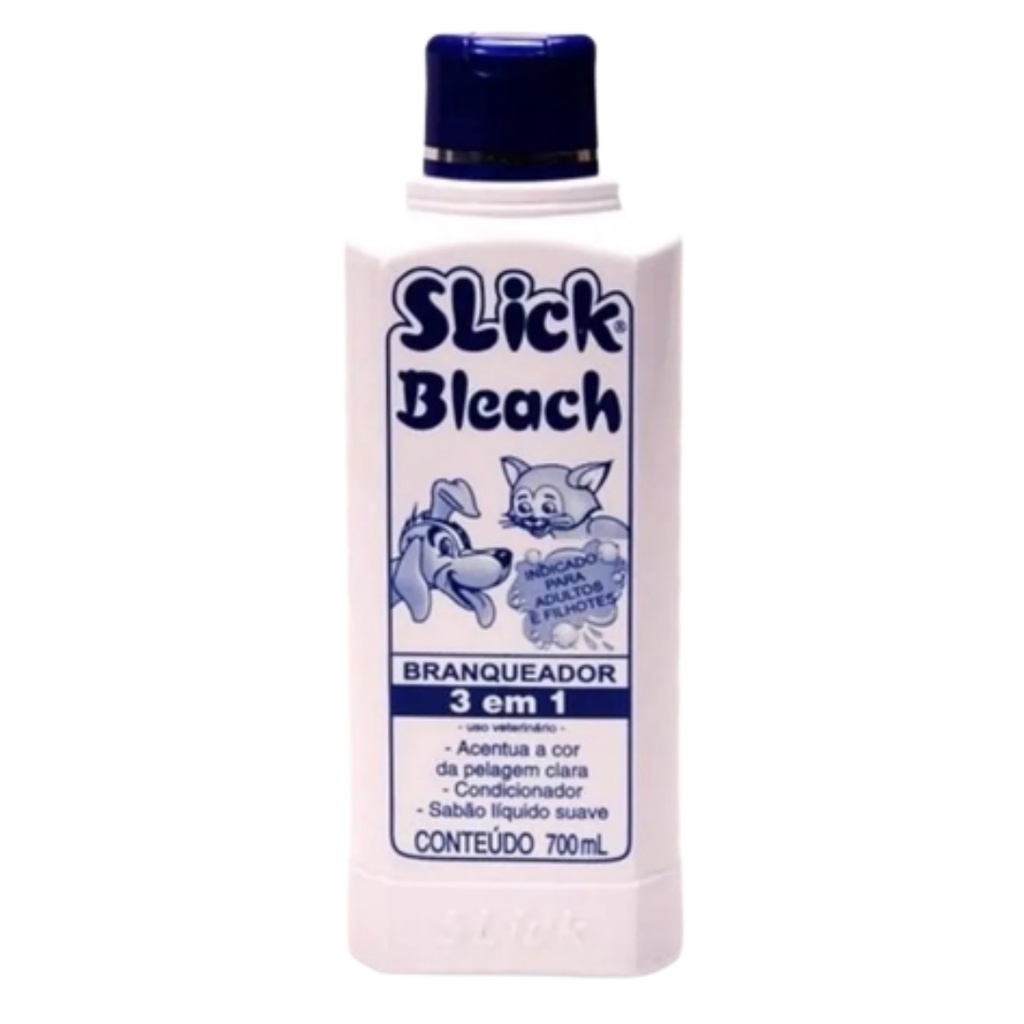 Shampoo e Condicionador Slick Dog 700 ml para Cachorros e Gatos ...
