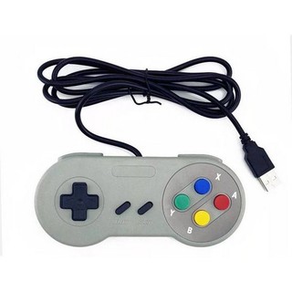 Controle Super Nintendo Snes USB Joystick Retrô com fio Video Game  Computador Pc Notebook Mac Raspberry - Radali Shop