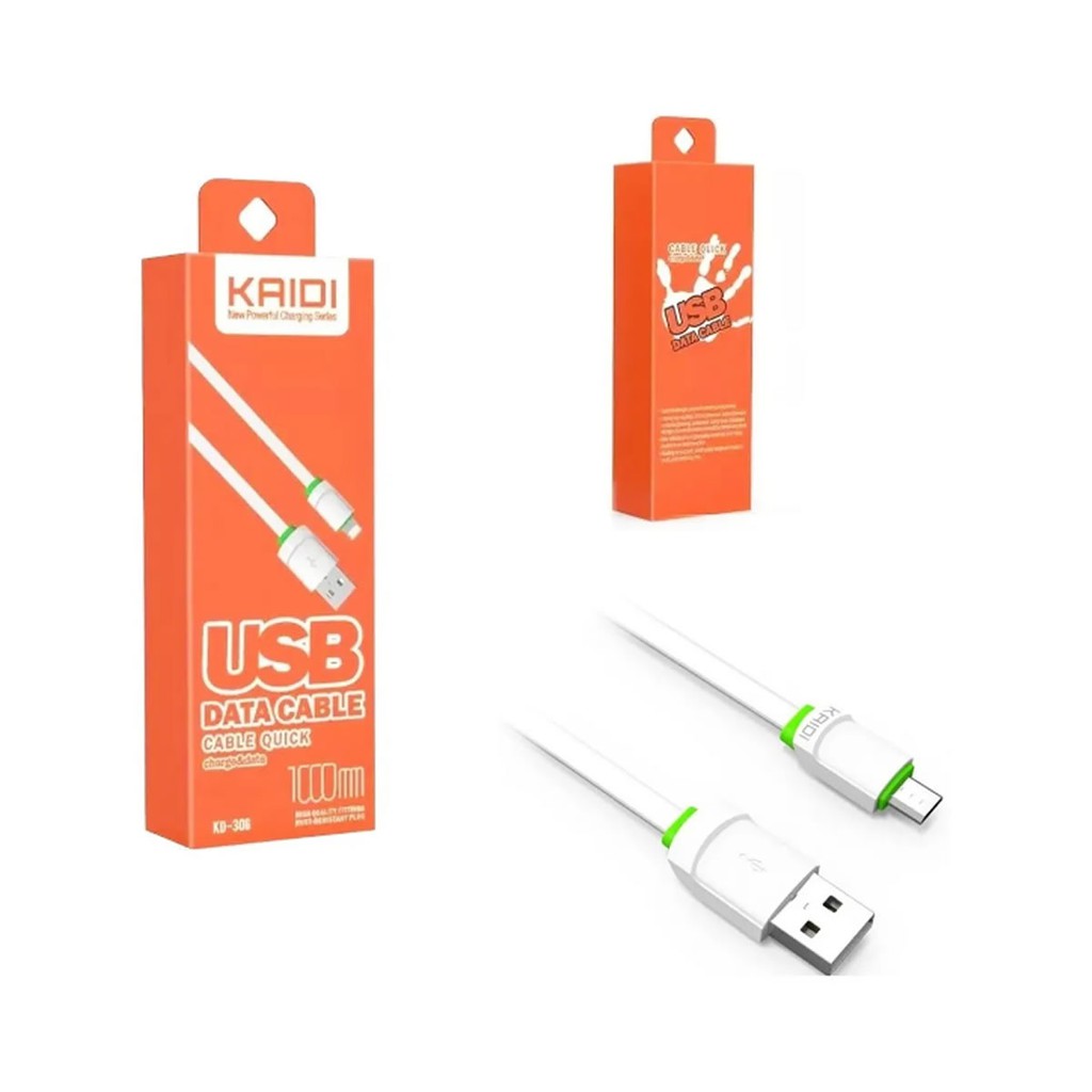 Cabo USB Tipo C Kaidi 1 Metro