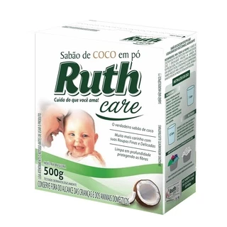 LAVA ROUPAS PO COCO RUTH CARTUCHO 500G