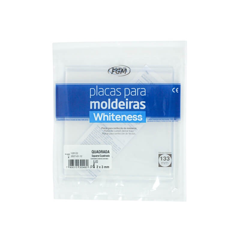 Placa para Moldeira Whiteness 3mm- FGM