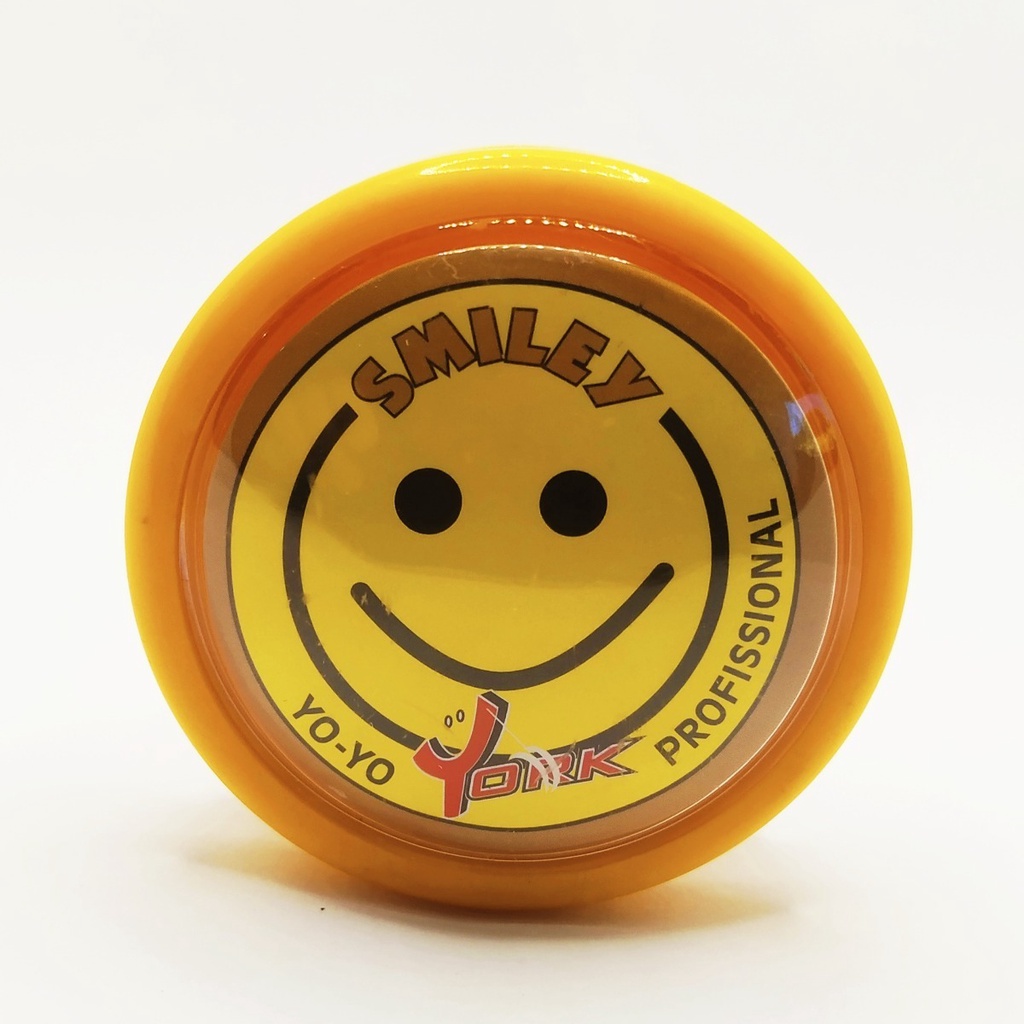 Yoyo York Smiley Profissional Original Novo Eixo Fixo de Madeira ( Yo ...