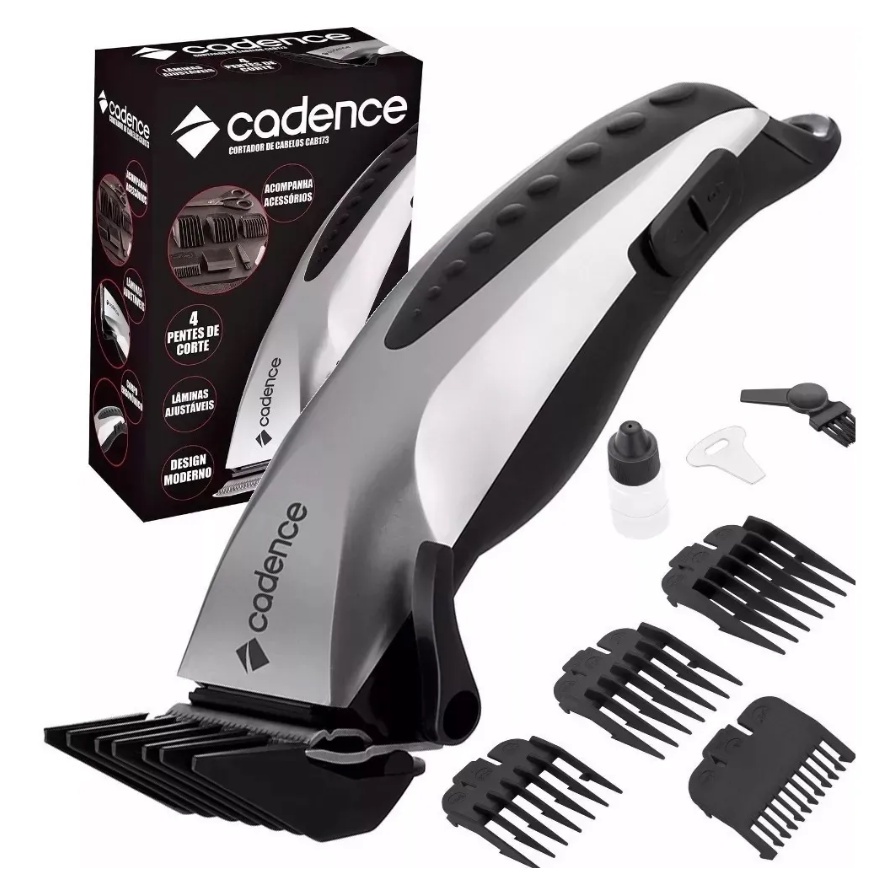 Máquina De Cortar Cabelo Pelos Barbeador 220v Cab173 Cadence