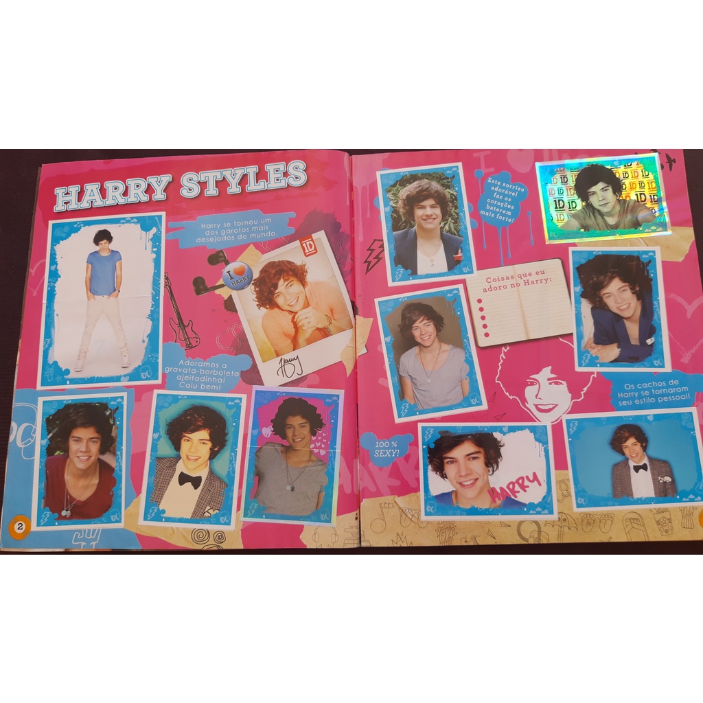 Álbum One Direction- The Red Collection *COMPLETO* | Shopee Brasil