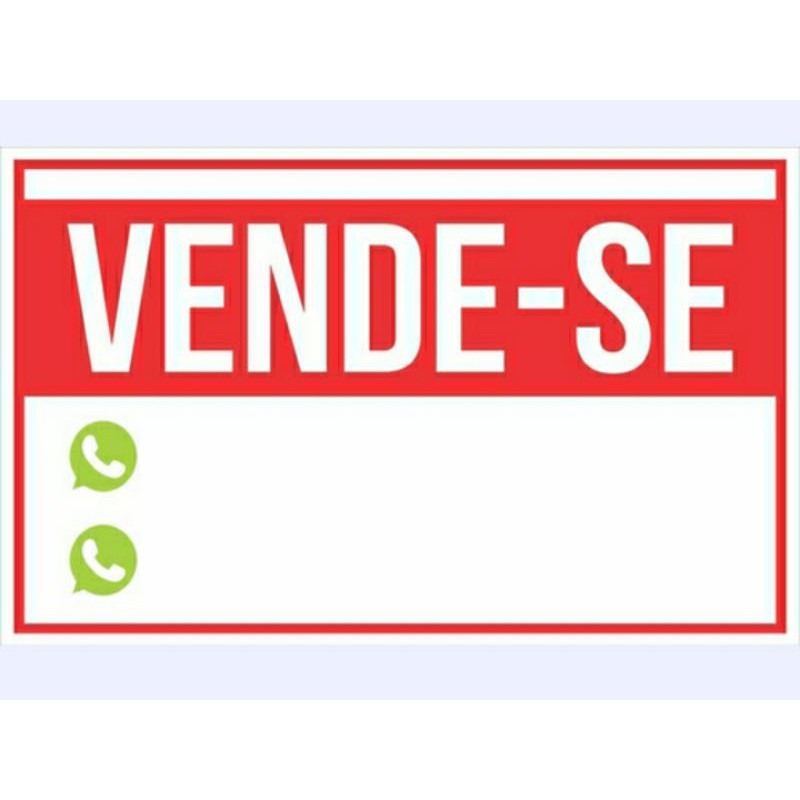 Placa De Aluga-se Ou Vende-se 40x25cm | Shopee Brasil