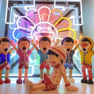 Action Figure 28cm Mand Kaws Pinocchio Juce Gace Uma Madeira Despertar