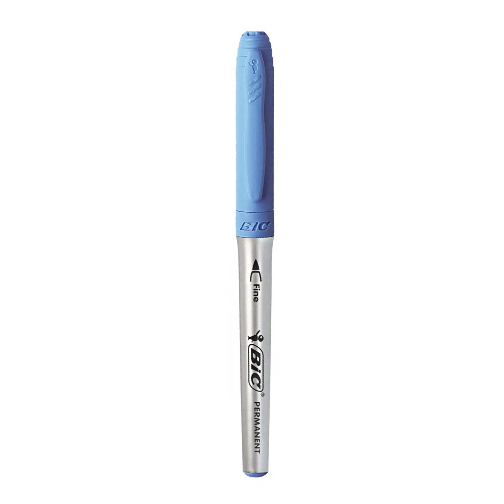 Marcador Permanente Intensity Fine Azul Claro Bic Shopee Brasil