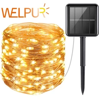 222m/32M Luzes De Fada Led Solar Fio À Prova D'água 200/300LED Presente De Natal De Ano Novo