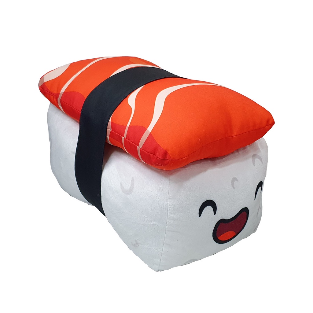 Almofada Macia Sushi de Salmão 40x23x28cm Presente Criativo