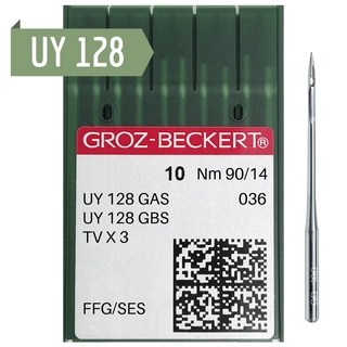 KIT 50 AGULHAS COSTURA GALONEIRA IND UY128 90/14 GROZBECKERT