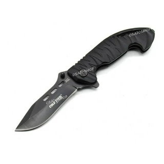 Canivete Militar Preto Fosco C/quebra Vidro, Aço Resistente.