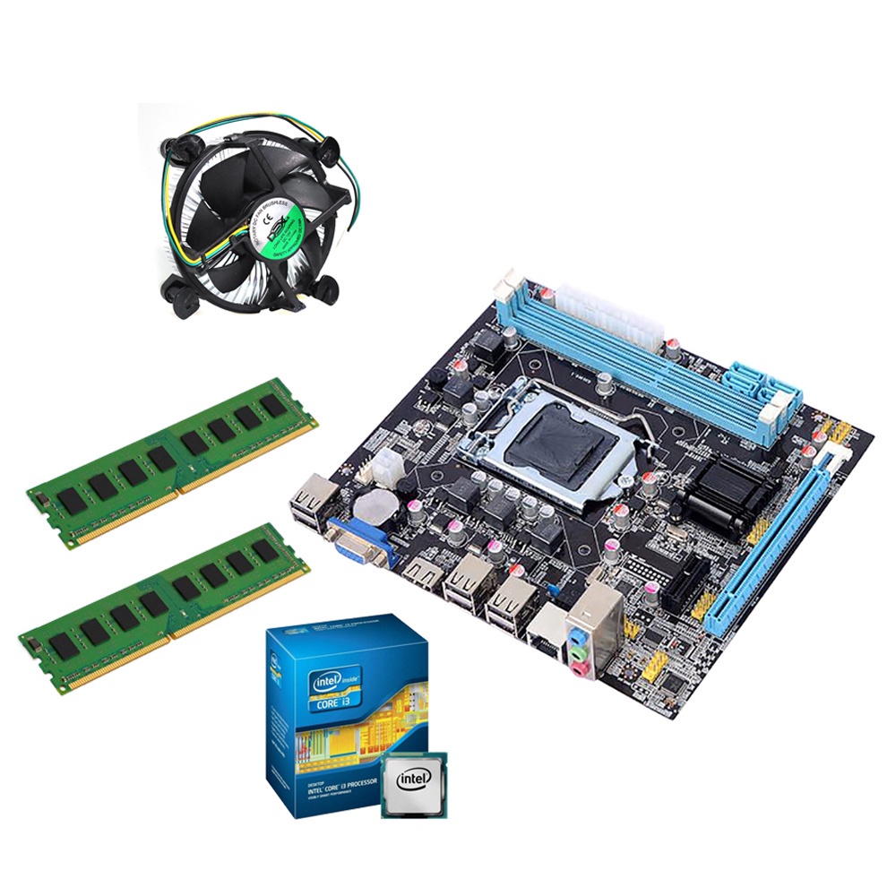 Kit Placa Mãe Nova + Processador + Memoria | Shopee Brasil