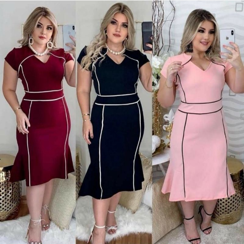 Vestidos evangélicos para store gordinhas