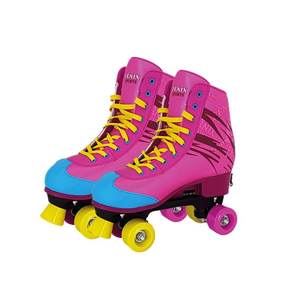 Patins Sports Roller Skate 4 Rodas Preto do 34-35 - Fênix - Fenix - Patins 4  Rodas - Magazine Luiza