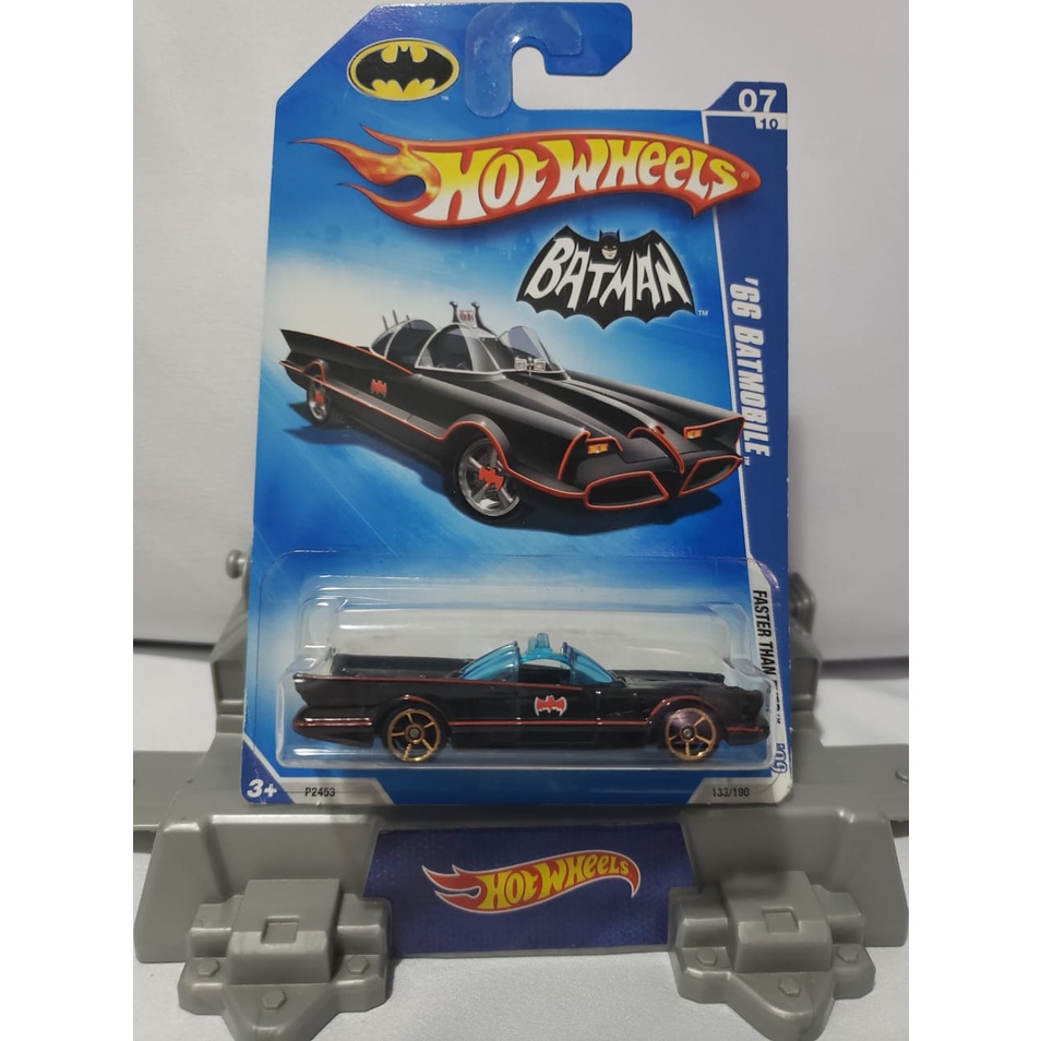 Hot Wheels Batmobile 1966 Serie TV 2023 | Nera Con Gessetti Blu | Scala 1:64