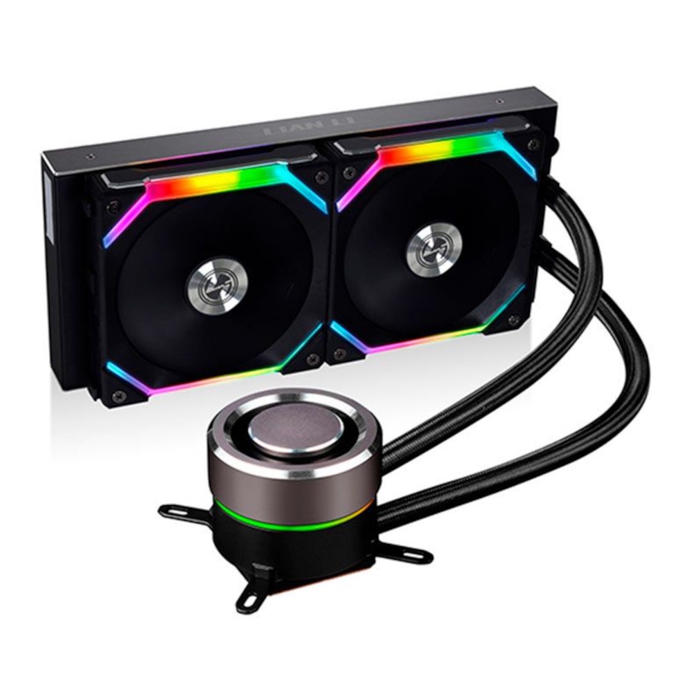 Water Cooler Lian Li Galahad UNI FAN SL 240mm RGB Preto - GA-240SLB