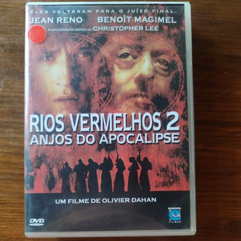 Dvd Original Rios Vermelhos Anjos Do Apocalipse Shopee Brasil