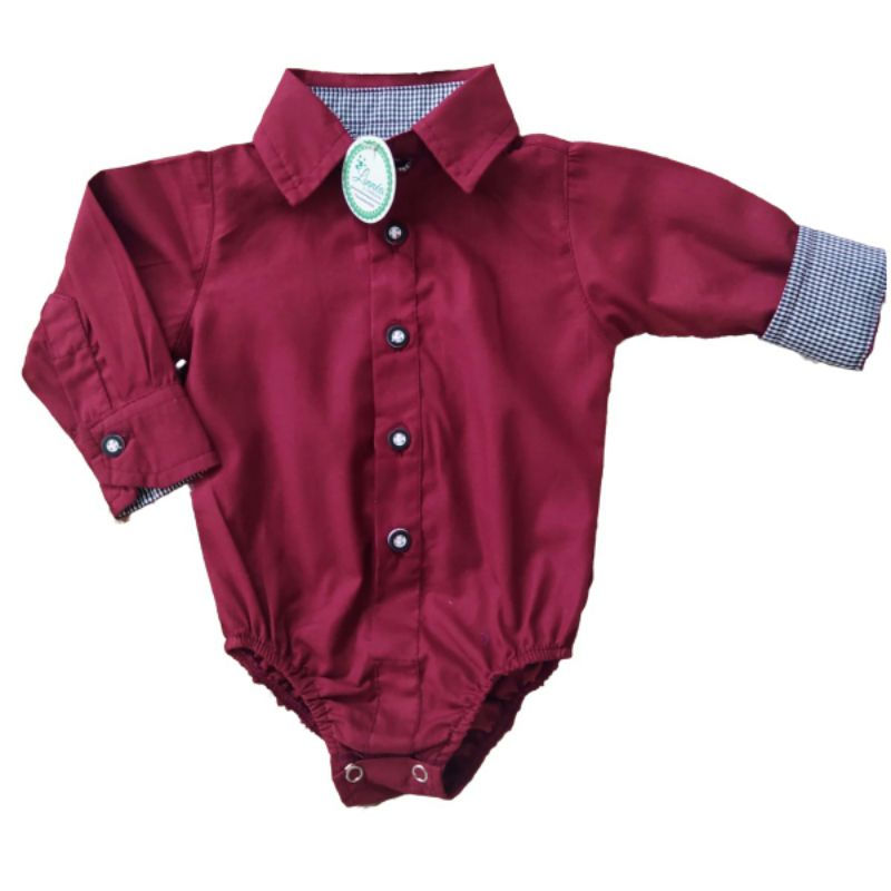 Camisa social para cheap bebe recem nascido