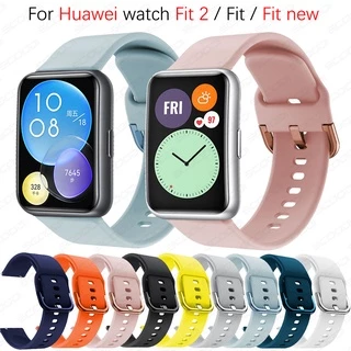 Pulseira De Silicone Flexível Para Huawei watch Fit 2/Nova Esportiva smartwatch