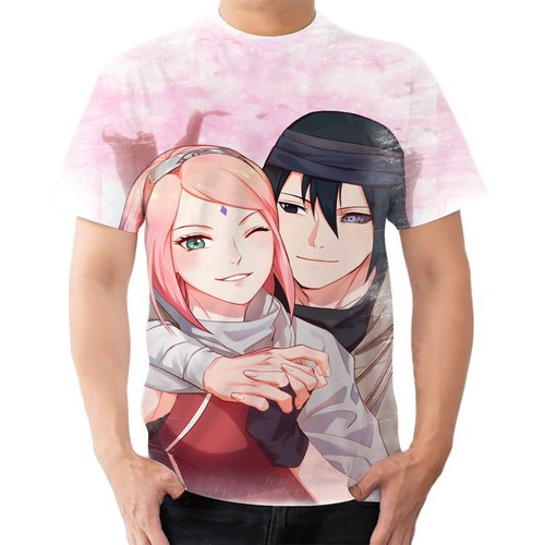 Camiseta Kit Mãe E Filha Sakura E Sarada Uchiha Naruto Hd 2