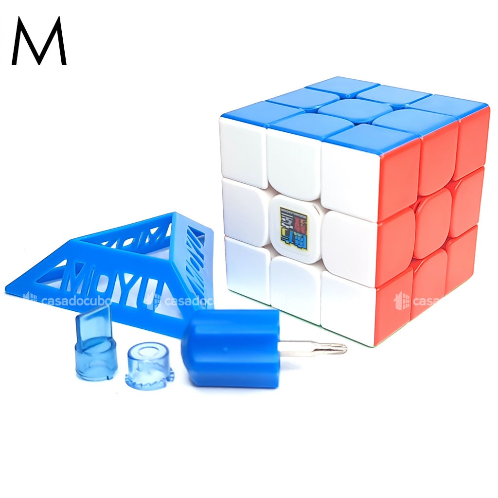 Cubo Mágico 3x3x3 Moyu RS3M 2020 Magnético Stickerless - Cuber Brasil