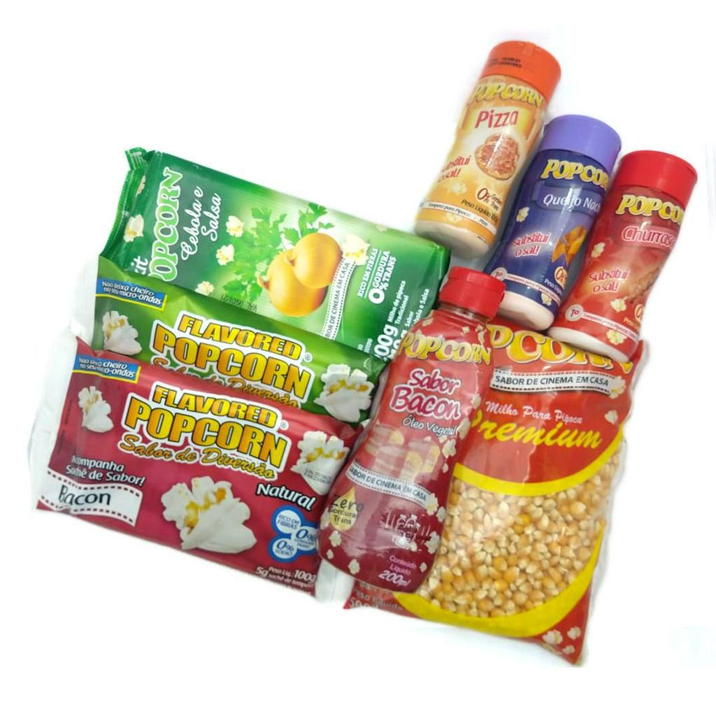 Combo Popcorn - Cinema em Casa nº5 | Shopee Brasil