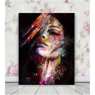 Quadro Decorativo Mulher Arte Abstrata