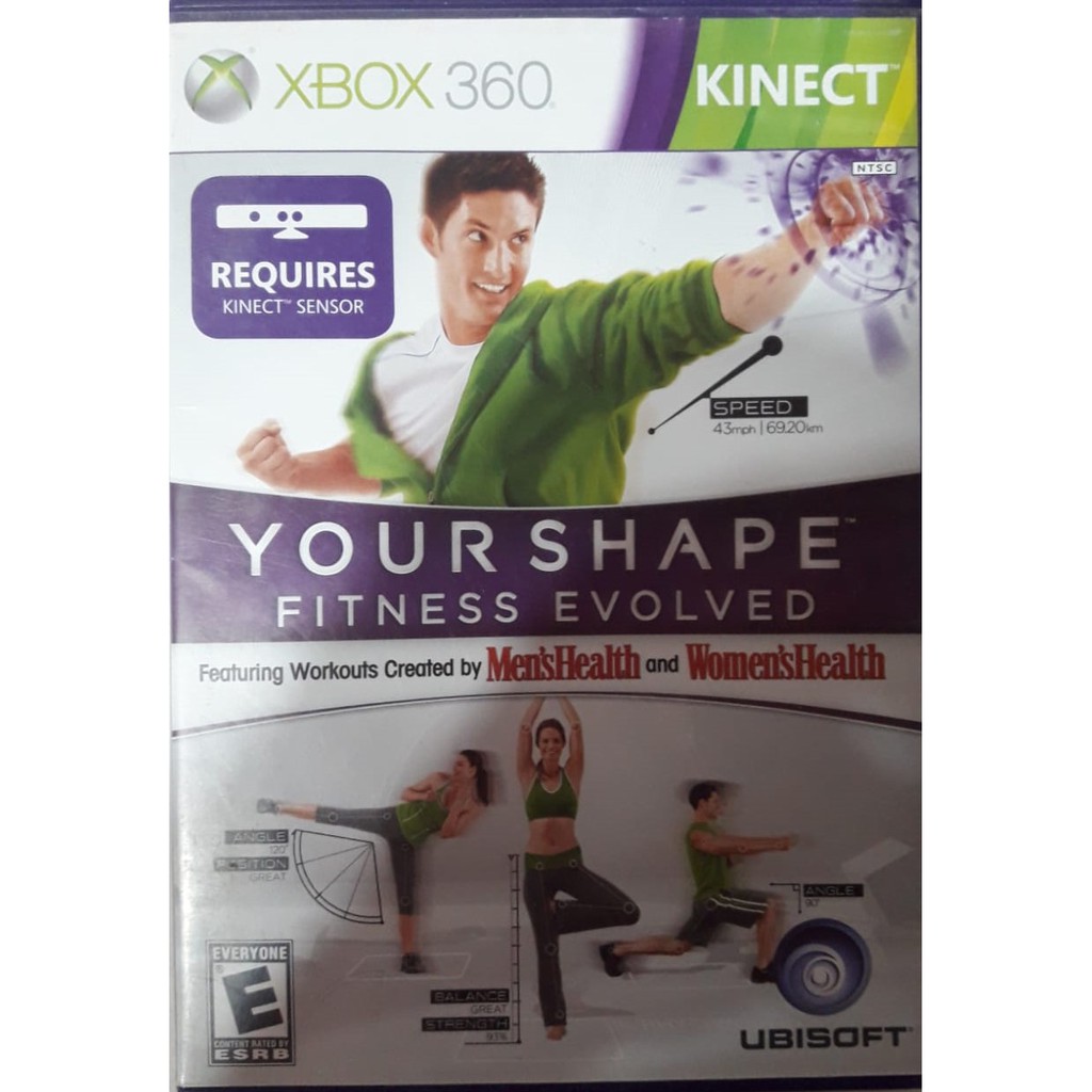Jogo Xbox 360 Your Shape Fitness Evolved Para Kinect