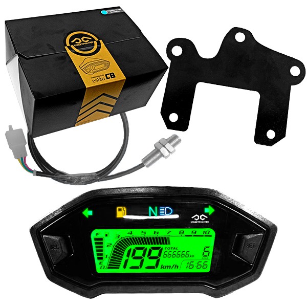 Velocimetro Universal Digital para moto