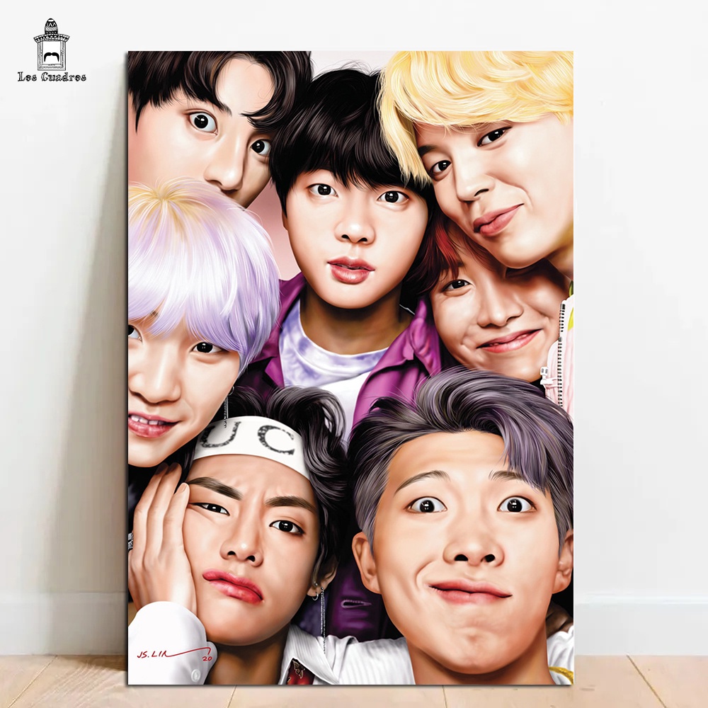 Quadro Decorativo BTS para Quarto e Sala MDF 20x28 | Shopee Brasil