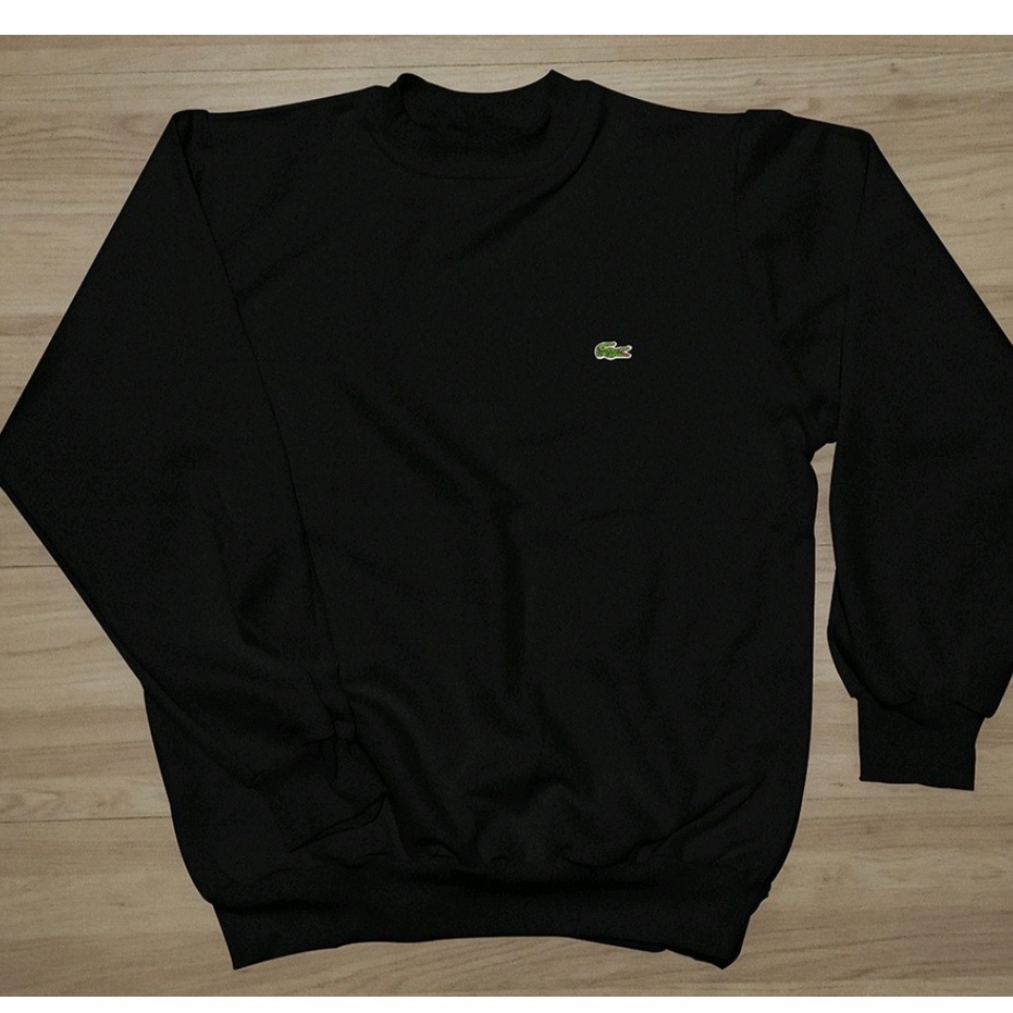 Sueter lacoste hot sale preto