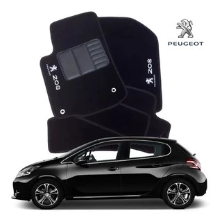 Tapete Peugeot 208 Carpete Preto 2013 2014 2015 2016 2017 2018...