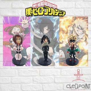 KIT ACTION FIGURES BOKU NO HERO MY HERO ACADEMIA 9 PÇS