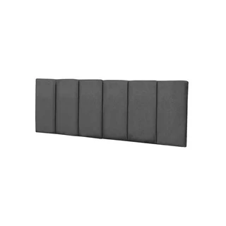Cabeceira Painel Casal 1,40 Dobrável Cama Box Itália - Cinza