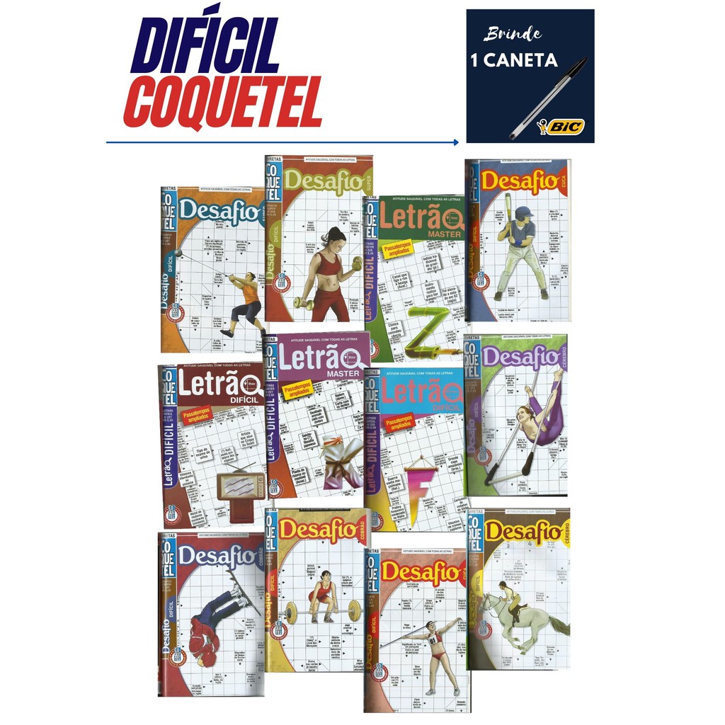 Revista Coquetel 144 Páginas - Caça Palavras - Livros e revistas - Cabula,  Salvador 1253037205