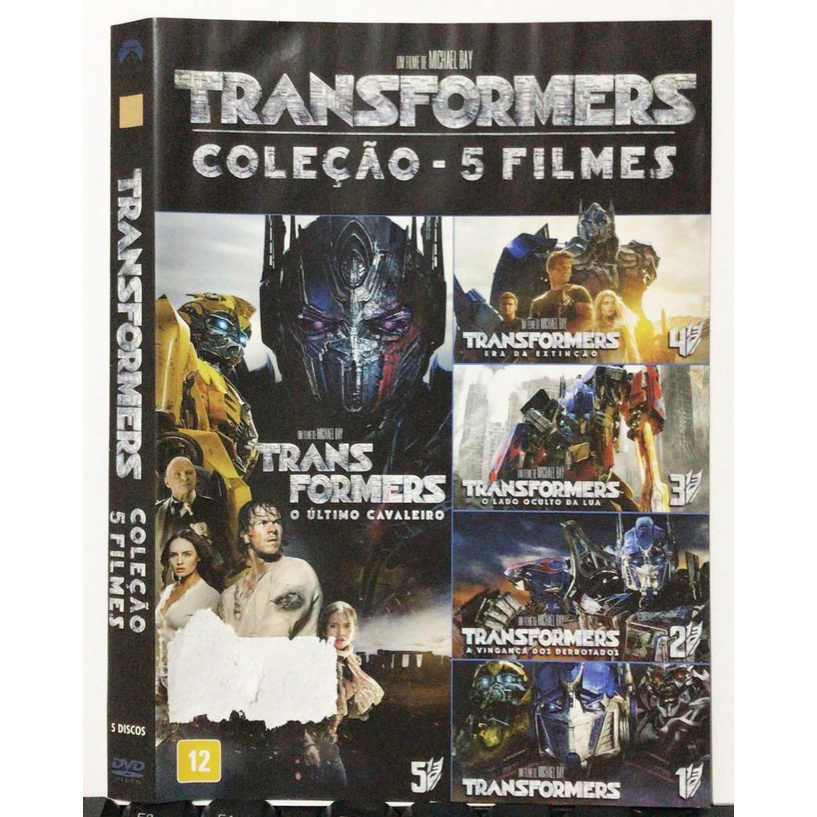 Dvd - Transformers - Coleção (5 Filmes) em Promoção na Americanas