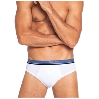 Kit 2 Cuecas Lupo Slip 524 Masculina Algodão Original Underwear