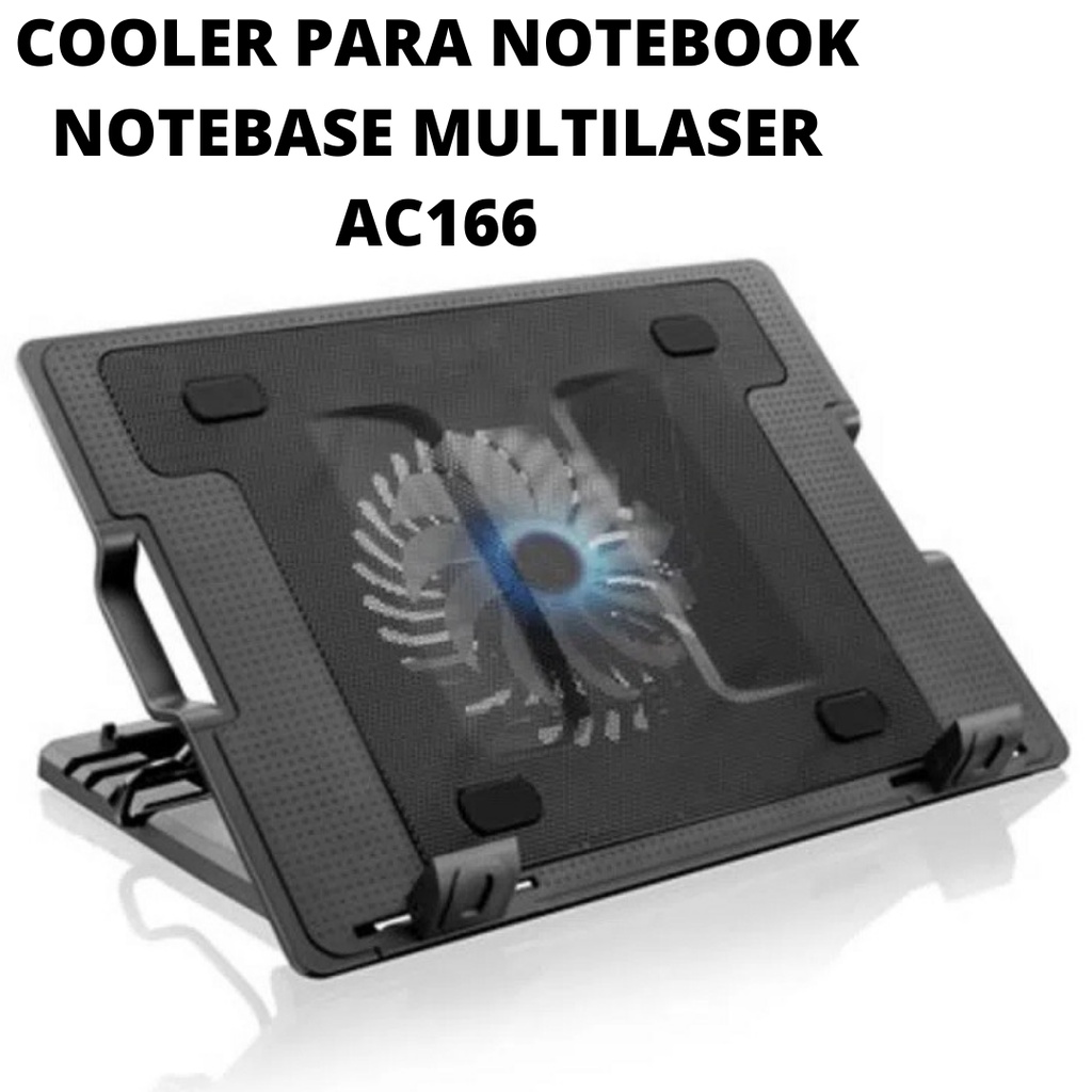 COOLER PARA NOTEBOOK NOTEBASE MULTILASER AC166