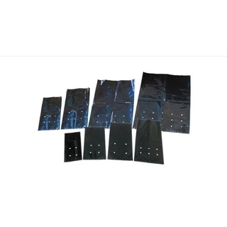 Saco para Mudas de Plástico Preto Diversos Tamanhos com 50 Unidades - Pronta Entrega