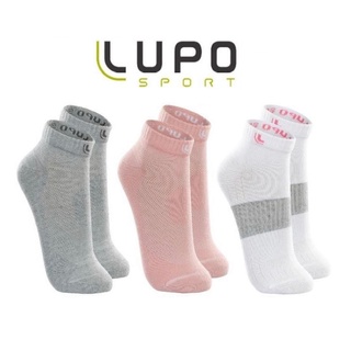 Kit 3 Pares Meias Lupo Sport Feminina 3226-089 Cano Curto Algodão Rosa