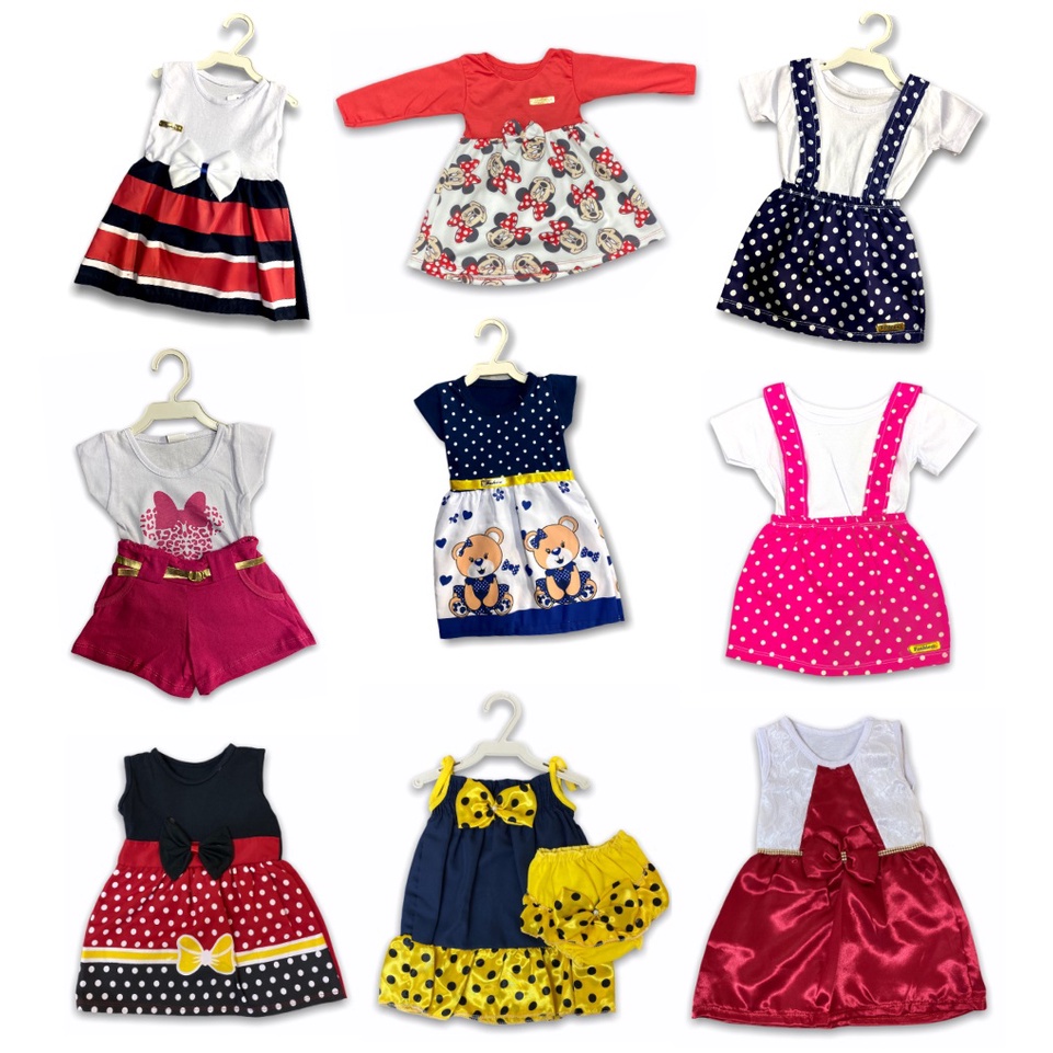 Roupa infantil feminina sales 1 ano