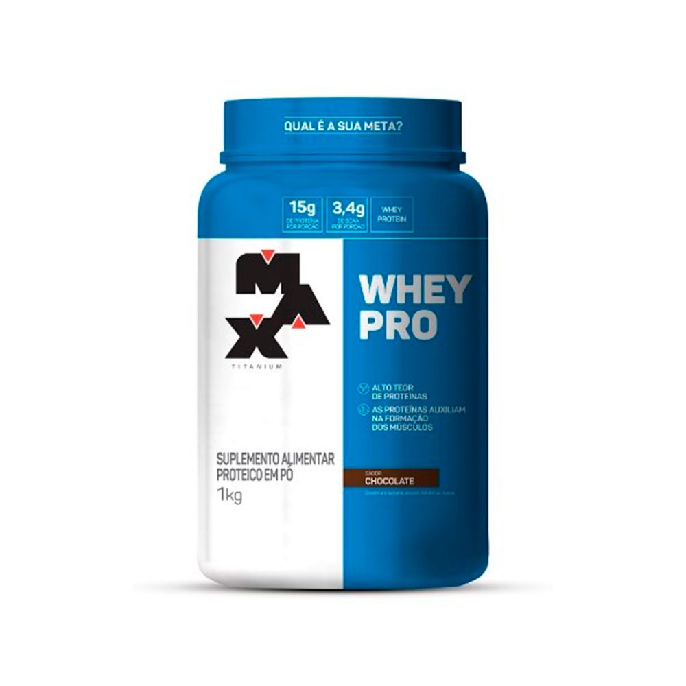 Whey Pro Max Titanium Pote 1Kg