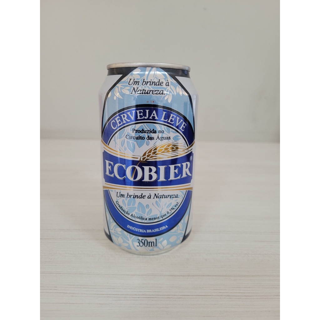 lata coleção cerveja Ecobier Cerveja Leve | Shopee Brasil