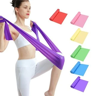 Faixa De Alongamento 1,5m Elástica Pilates Yoga Fisioterapia Exercícios e Ginástica Em Casa