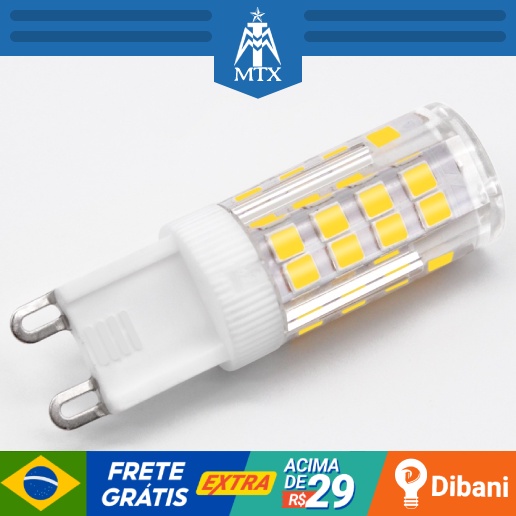 Arandela Mini Slim 2 Focos Moderna G9 Externa Mf143 - na Tudo Forte