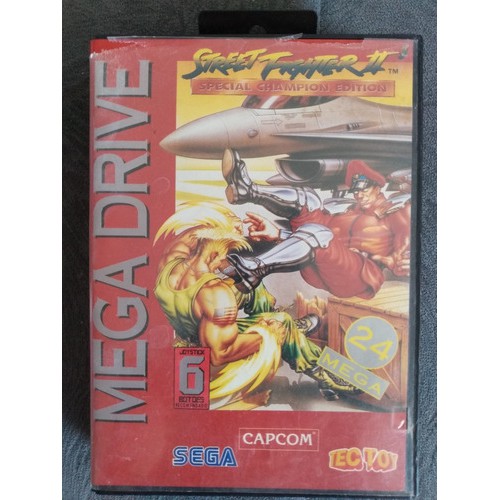 Jogo Street Fighter II' Plus: Champion Edition - Mega Drive (Japonês)